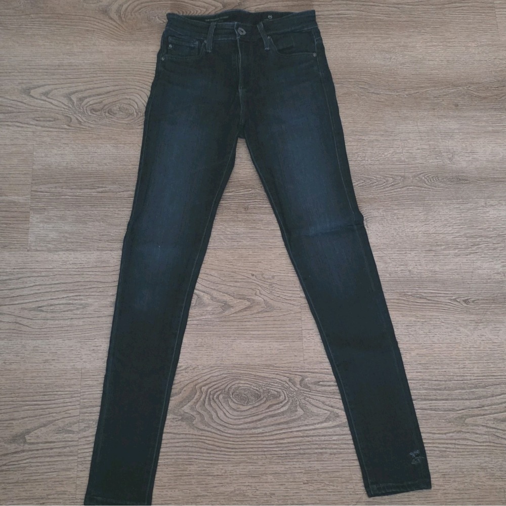 AG Adriano Goldschmied Women's Skinny Jeans Size 23R Dark Wash Stretch Denim